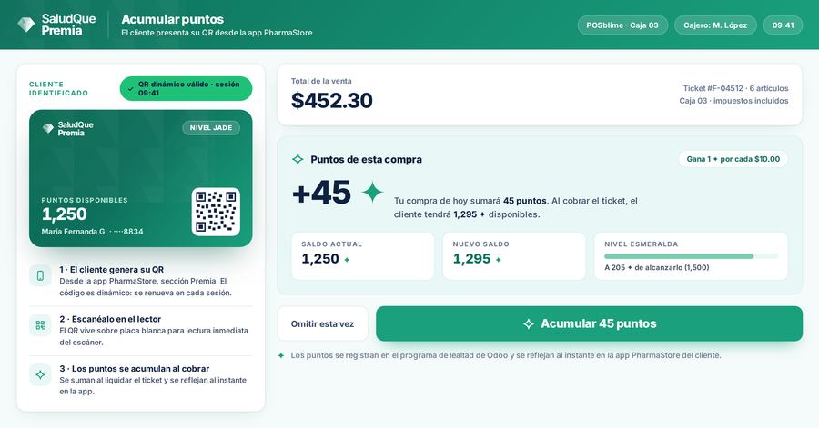 SaludQue Premia · Acumular